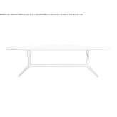 Rectangular table made of MDF Tenby