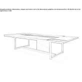 Rectangular conference table Studenok