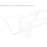 Rectangular crystal table Badules