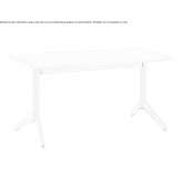 Rectangular table made of wooden veneer Mableton