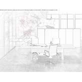 Conference table with cable management system Borox