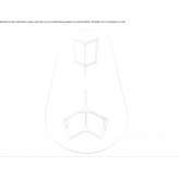 Living room table made of oval glass and stainless steel Diria