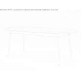 Oval conference table made of wooden veneer Ghilad