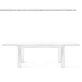 Rectangular wooden table Logten