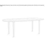 Oval table, oak Kenscoff