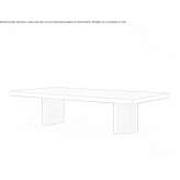 Rectangular conference table made of wooden veneer Tirana