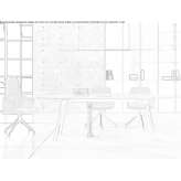 Oak conference table Fondi
