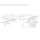 Wooden conference table Oekene