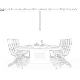 Modułowy dębowy stół konferencyjny Kloetze
