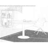 Round conference table Thayngen