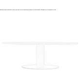 Conference table made of steel and wood Mariposa