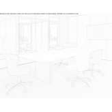 Conference table with cable management system Yanga