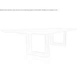 Oval wooden conference table Bocigas