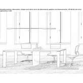 Conference table with cable management system Mirsid