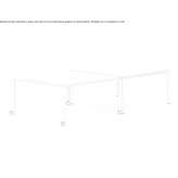 Stół konferencyjny na kółkach Huambos