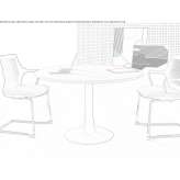 Round conference table Llodio