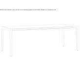 Rectangular ash table Rzewnie