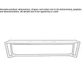 Rectangular wooden conference table Nechi
