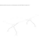 Folding conference table on wheels Andac