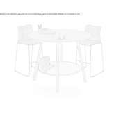 Round high conference table Wanderup