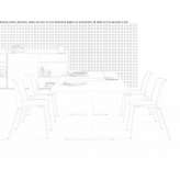 Rectangular wooden conference table Llodio