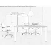 Square conference table Spalding