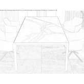 Rectangular conference table Alberic