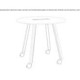 Round oak table Denville