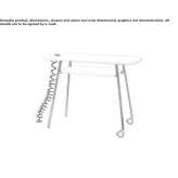 Conference table on wheels with cable management system Lurano