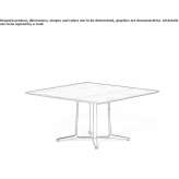 Square conference table Yagoona