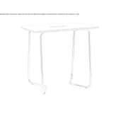High conference table made of birch laminate and chrome-plated steel Leisnig