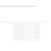 Wooden veneer table Ixtenco