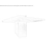 Desk with wooden veneer Calacoa
