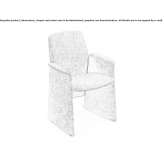 Training chair upholstered in fabric with armrests Eferding