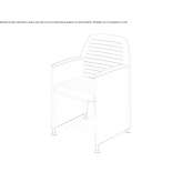Foldable training chair Oakton
