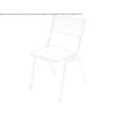 Stackable chair with connecting device Toraya