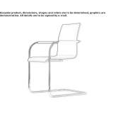 Upholstered chair on supports with armrests Ankara