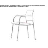A chair with armrests that can be stacked Atalaia