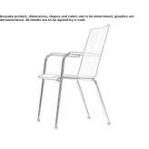 A chair with armrests that can be stacked Vuadens