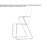 A chair based on a sled with armrests Ghiaie