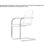 Cantilever chair with armrests Ankara