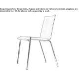 Stackable plywood chair with integrated cushion Vuadens