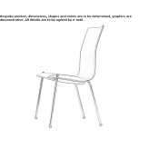 Stackable plywood chair Vuadens