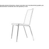 Upholstered and stackable chair Vuadens