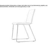 Upholstered chair based on a sled Ghiaie