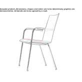 Plywood chair with stackable armrests Vuadens