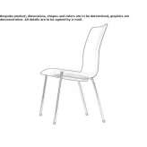 Upholstered and stackable chair Vuadens