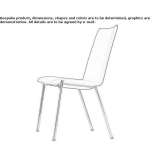 Upholstered, stackable plywood chair Vuadens