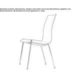 Upholstered and stackable chair Vuadens