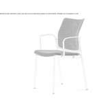 Upholstered chair with armrests Sepahua